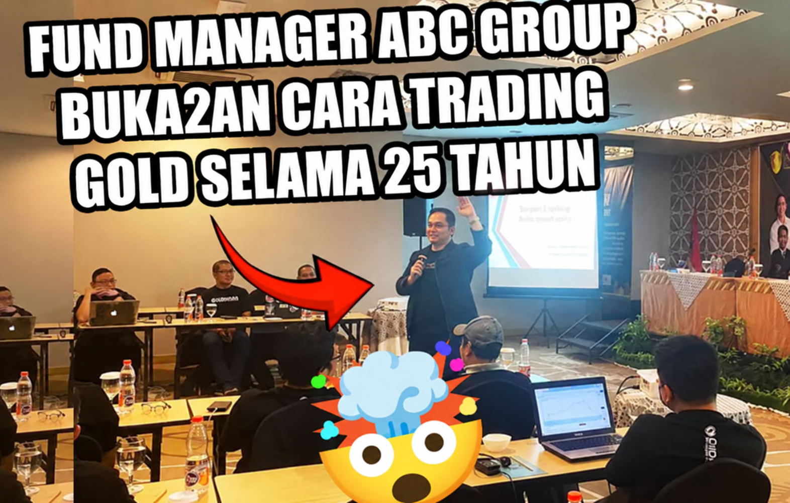 Pak Steven sedang mengajar metode scalping